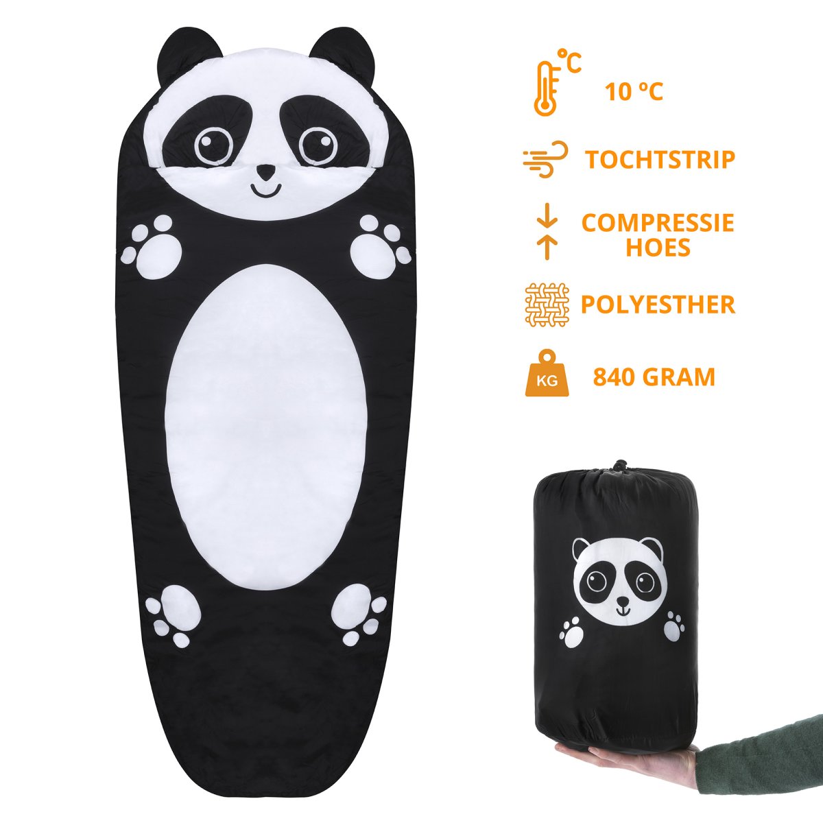 Dutch Mountains Kinderslaapzak Panda - Afbeelding 2