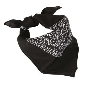 Zwarte Western Bandana