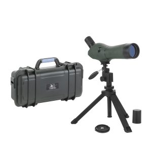 MacGyver Spotting Scope 20-60×60 ZOOM – Telescoop – Met Waterdichte kist en statief + raamstatief