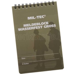 Waterbestendig notitieboekje – groot